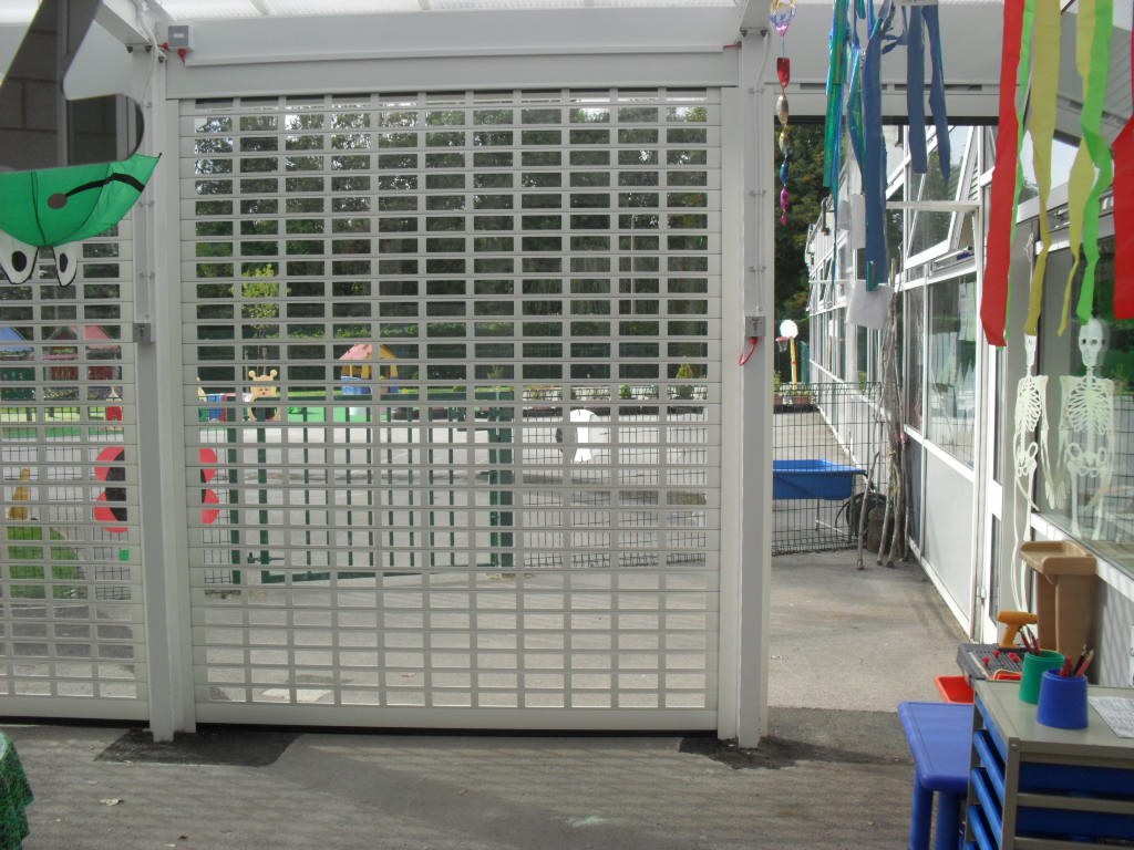 Powder Coat Finish Punched Slats