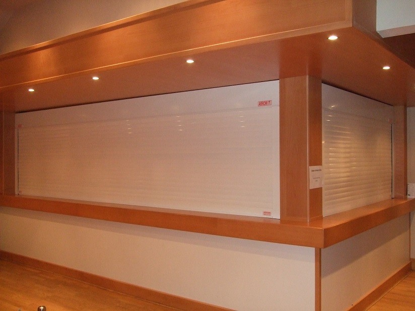 White RAL 9010 Solid Slats
