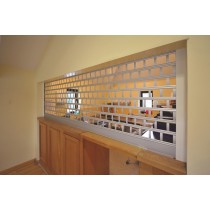 Sliver Anodised Vision Curtain