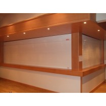 White RAL 9010 Solid Slats