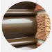 Brown RAL 8014 Solid Slats