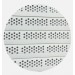White RAL 9010 Perforated Slats
