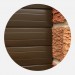 Brown RAL 8014 Solid Slats