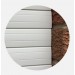 White RAL 9010 Solid Slats