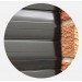 Black RAL 9005 Solid Slats