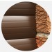 Slat Colour Brown RAL 8014