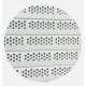 White RAL 9016 Perforated Slat Max. Width 2880mm Select Colour in Additional Extras Sq m - +£25.20