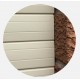 Cream RAL 1015 Solid Slats