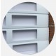 White RAL 9016 Punched Slats