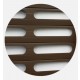 Brown RAL 8014 Punched Slat Max. Width 2880mm Select Colour in Additional Extras Sq m - +£25.20