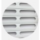 Brilliant White RAL 9016 Punched Slat Max. Width 2880mm Select Colour in Additional Extras Sq m - +£25.20