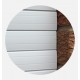 Brilliant White RAL 9016 Solid Slat