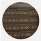 Brown RAL 8014 Perforated Slats Max. Width 2880mm Select Colour in Additional Extras Sq m - +£25.20