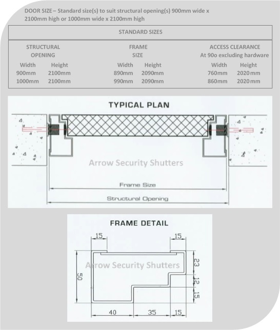 Steel Doors Standard Exit Door